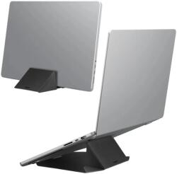 Spigen - Slim Fold Laptop Tartó LD201-S9 (AMP11118) - Függőleges Dokkoló, Összecsukható, Vékony, Stabil, Csúszásmentes, Akár 16"-ig - Fekete