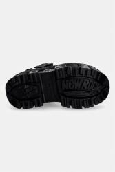 New Rock сандали дамски от кожа ANTIK NEGRO, ITALI NEGRO, TANK CASCO LATE (M.BIOS123.C5)