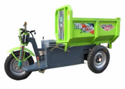 Z-Tech Z-Tech-48B, Ólomsavas 48V45Ah 1500W 3 kerekű teherszállító ELEKTROMOS JÁRMŰ (földútra), hidraulikus emelés, *HULK* (CBU) CE zöld (E00048-B-7)