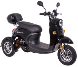 Z-Tech Z-Tech-63B, Ólomsavas 60V20Ah 650W 3.0-10, 3kerekű ELEKTROMOS JÁRMŰ, *DUST* (DKD) EEC fekete (E00063-B-4)