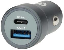 Nedis Autós töltő 1xUSB-A 1xUSB-C 3A 48W fekete CCH1C1A48WBK (CCH1C1A48WBK)