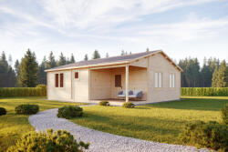 Timber Genil faház 72 m2, 44 mm (GENIL)