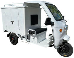 Z-Tech Z-Tech-92, Ólomsavas 72V45Ah 800W, 1, 5m 3kerekű teherszállító ELEKTROMOS JÁRMŰ *GRAVEL* (CBU) EEC fehér (E00092-8)