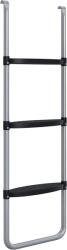 SPORTNOW Scară de trambulină cu 3 sau 2 trepte late orizontale, carlig universal, capacitate de 120 kg, 110 x 32 cm argintiu | Aosom Romania (A00-018V01SR)