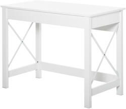 HomCom HOMCOM, Birou de Studiu, Stil Modern, MDF, Metal, 105x50x76 cm, Alb | Aosom Romania (836-319WT)