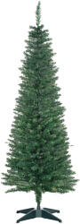 HOMCOM Brad Artificial de Crăciun cu Crengi Realiste, Brad Înalt și Îngust cu Bază din Plastic, Ø46x150 cm, Verde | Aosom Romania (830-195)