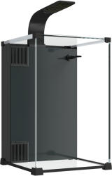 PawHut Acvariu 36L cu Filtru Integrat, 30 x 30 x 45, 5 cm, Negru | Aosom Romania (D61-010V90BK)