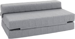 HOMCOM Fotoliu pliabil cu funcție de pat, pat pentru oaspeți, pliabil, până la 250 kg, 138x80x50 cm, Gri | Aosom Romania (839-997V00GY) Canapea