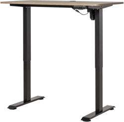 Vinsetto Birou Reglabil cu 4 Nivele de Înălțime, Design Anti-Coliziune, 120x60x72-116 cm, Negru | Aosom Romania (920-072V90BK)