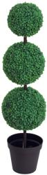 Outsunny Buștean Artificial topiari Artificială în Formă de Bile dim. Ø 30 x 112H cm Verde | Aosom Romania (844-262)
