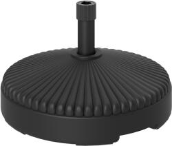 Outsunny Bază pentru Umbrelă de Soare, Umplută cu Nisip sau Apă, Φ55x30 cm, Negru | Aosom Romania (84D-402V00BK)