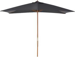 Outsunny Umbrelă de Grădină cu Frânghie și Orificii de Ventilație, 2.95x2x2.55 m, Gri Închis | Aosom Romania (84D-057CG)