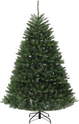 HOMCOM Pom de Crăciun Artificial Înalt de cu 1838 Ramuri, Pom de Crăciun Realist cu Bază de Oțel, Ø130x195 cm, Verde | Aosom Romania (830-896V00GN)