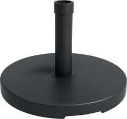 Outsunny Bază pentru Umbrelă de Grădină din HDPE și Ciment cu Manivelă Integrată, Ø46, 5x31 cm, Negru | Aosom Romania (84D-286V00BK)