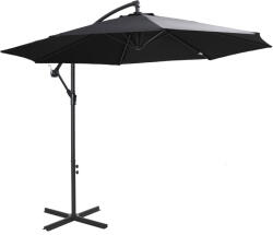 Outsunny Umbrelă pendul Umbrelă de soare cu manivelă | Aosom Romania (84D-037BK)