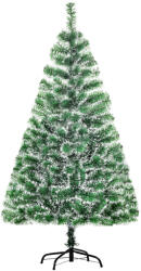 HOMCOM Brad Artificial de Crăciun cu 416 Crengi, Brad de Crăciun din PET cu Bază Metalică, Ø75x150 cm, Verde | Aosom Romania (830-123)
