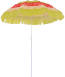 Outsunny Umbrelă Hawaiană Portabilă, Acoperitoare Ø160cm, Impermeabilă, Înălțime până la 180cm (01-0188)