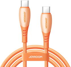 JOYROOM S-A59 Vibrant Series 60W USB-C - USB-C Cable 1.2m - Orange (S-A59 C-C 60W 1.2m orange) - vexio