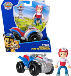 Spin Master Paw Patrol - rescue quad with Ryder toy figure (6071212) - vexio Papusa