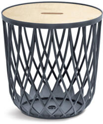 Prosperplast Uniqubo Rácsos Tárolóasztal Antracit Fa Tetővel IKUB55T-S433 (IKUB55T-S433)