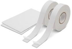 Handy Tools Set de lipici spumă cu două fețe 18mm x 12mm, 2m, alb (11102)