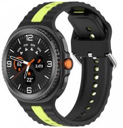 Cellect Samsung Galaxy Watch 8/Classic, 22mm cserélhető óraszíj, Sárga csíkokkal (CEL-STRAPS-WATCH8-NE)