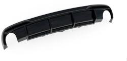 Maxton Design Audi A5 8T FL hátsó lökhárító betét, fekete, fényes, ABS műanyag, egy kipufogó mindkét oldalon (AU-A5-1F-RS1GO_O)