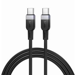 hoco. X109 cablu de date Type-C - Type-C, 100cm, NEGRU (X109_C_C_B)