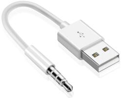 Gigapack Cablu de date jack 3, 5 mm - USB, compatibil cu Apple iPod Shuffle 3 / Shuffle 4, ALB (GP-183017)