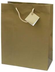 Creative Arany Ajándéktasak - Zsinórfüles - M - 18x23x10cm