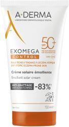 A-DERMA Exomega Control Cremă de protecție solară pentru bebeluși, copii și adulți, SPF50+, 150 ml (BG006577)