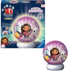 Ravensburger Ravensburger, Gabby's Dollhouse, Bila, puzzle 3D, lampa, 72 piese