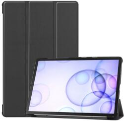 Gigapack Samsung Tab S6 10.5 LTE / Tab S6 10.5 WIFI GIGAPACK Tok în picioare, efect piele activă FLIP, suport de birou, NEGRU (GP-90357)