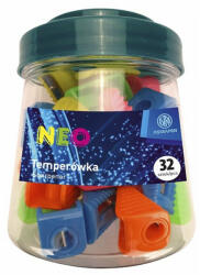  Hegyező ASTRA műanyag neon 1 lyukú