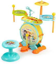 Homelux Dobkészlet zongora karaoke mikrofon 2 az 1-ben mp3 LED