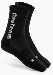 OneTeam Детски футболни чорапи OneTeam Precision Grip non-slip 2-pack black