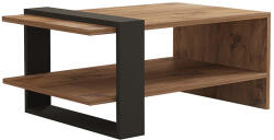 Timeless Tools Dohányzóasztal, 80x35x55 cm, tölgy-antracit