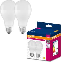 OSRAM LED izzó, E27, 19W (150W), 2452 lm, Hideg fény (6500K), E energiaosztály, 2 db