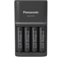 Eneloop K-KJ55HCD40E AKKUMULÁTOR GYORSTÖLTŐ 4DB 2500MAH AA AKKUMULÁTORRAL (K-KJ55HCD40E) - pcx