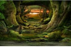 MÉDIA Vászonfestmény, Alagút az erdőn keresztül, 90 x 60 cm (TABIMG1404)