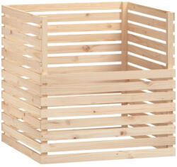 vidaXL Tömör Fenyőfa Komposztáló 100x100x102 cm