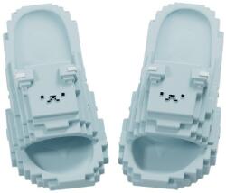 Flippy Alkalmi papucsok tinédzsereknek, Flippy, Uniszex pixel alakú modell, Ellenálló, könnyű és puha, csúszásmentes EVA habból, 38-39-es méret, Világoskék (161738)