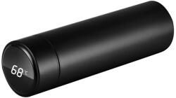  Okos termosz bögre, DIGIMAT, LED kijelzővel, 500 ml, hőmérsékletjelző, fekete, rozsdamentes (00011160)