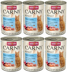 Animonda ANIMONDA Cat Carny Adult íz: csirke és lazac 6x400 g