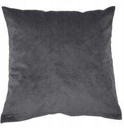  Dekoratív párna, Family Meble, 100% poliészter párnahuzat, Habszivacs töltet, Dekoratív, Kivehető párnahuzat, Méretek 45 x 45 cm, Sötétszürke (PODUSZKAMONOLITH97_12323073383)