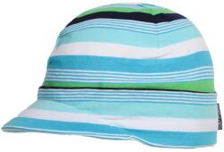  Babasapka, színes csíkos minta, 95% pamut, 5% elasztán, napsütéses napokra (hurtimex_4050744387475)