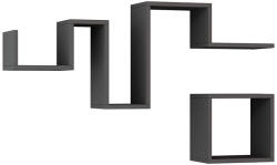 Timeless Tools 2 db-os falipolc szett, antracit