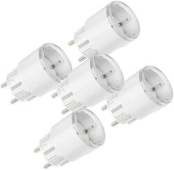 Shelly Releu inteligent Set of 5 Shelly Plug S MTR Gen3 Smart Outlet (Black) (55436) - pcone