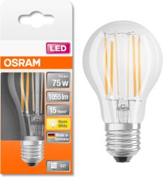 OSRAM Filament LED izzó, E27, 7.5 W (75 W), 1055 lm, meleg fény (2700 K)