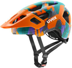 uvex Cască pentru copii React Jr. Papaya Camo Matt (S4107070900) 52 - 56 cm